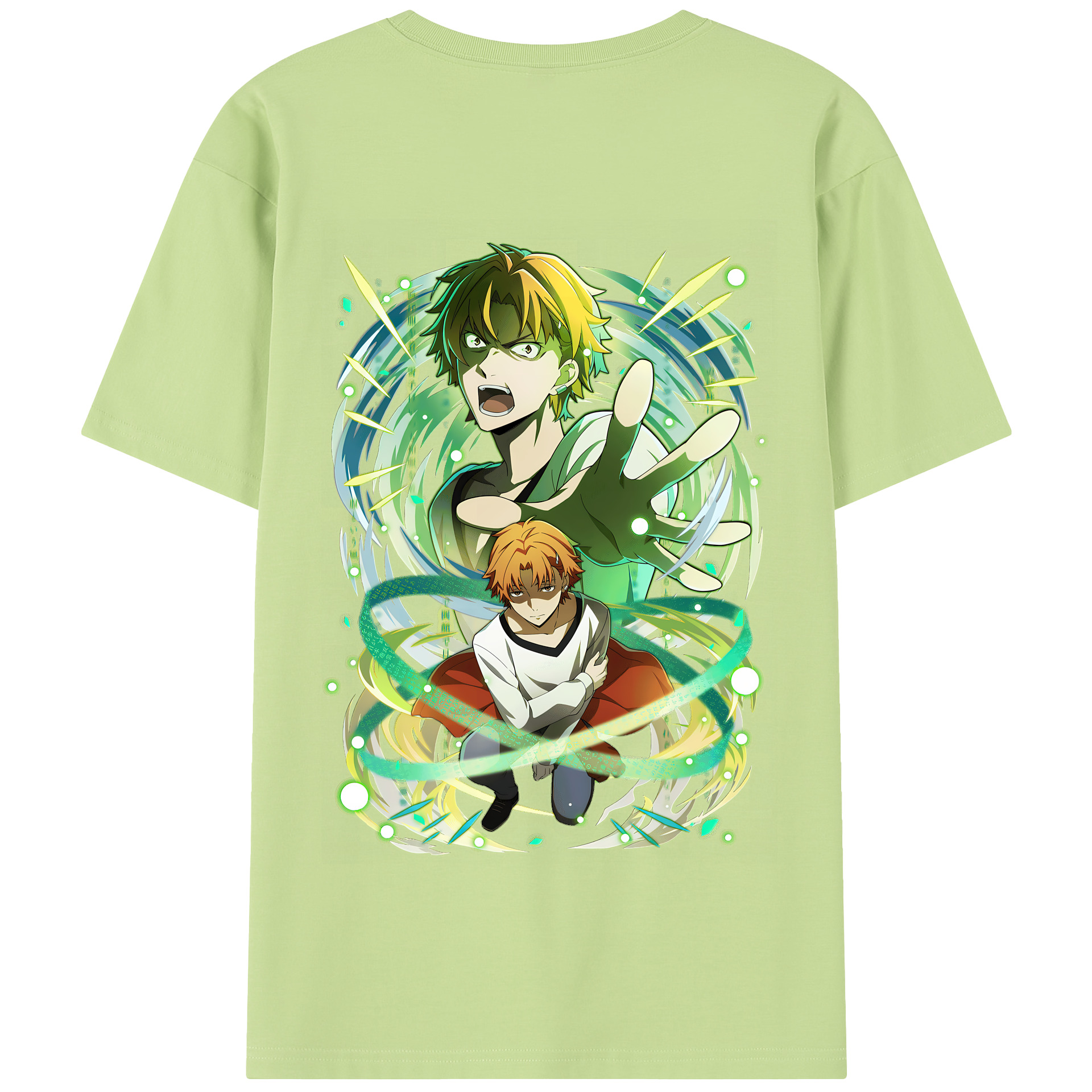（画像用） 文豪ストレイドッグス Bungo Stray Dogs 綿100％半袖Tシャツ（背面プリント）